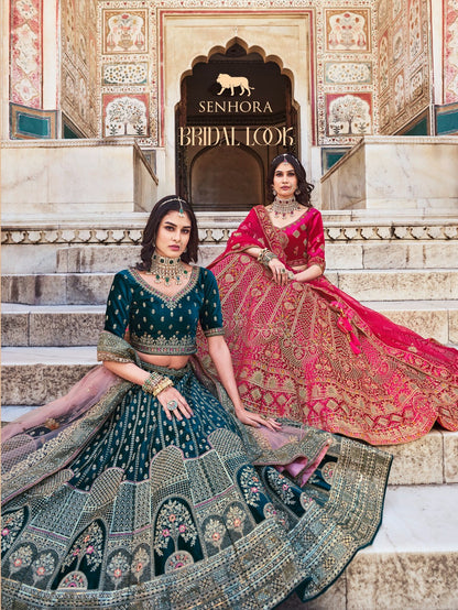 Bridal Look Senhora Velvet Lehenga Choli