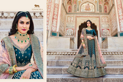 Bridal Look Senhora Velvet Lehenga Choli