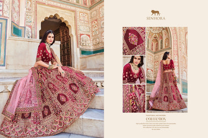 Bridal Look Senhora Velvet Lehenga Choli