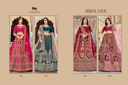 Bridal Look Senhora Velvet Lehenga Choli
