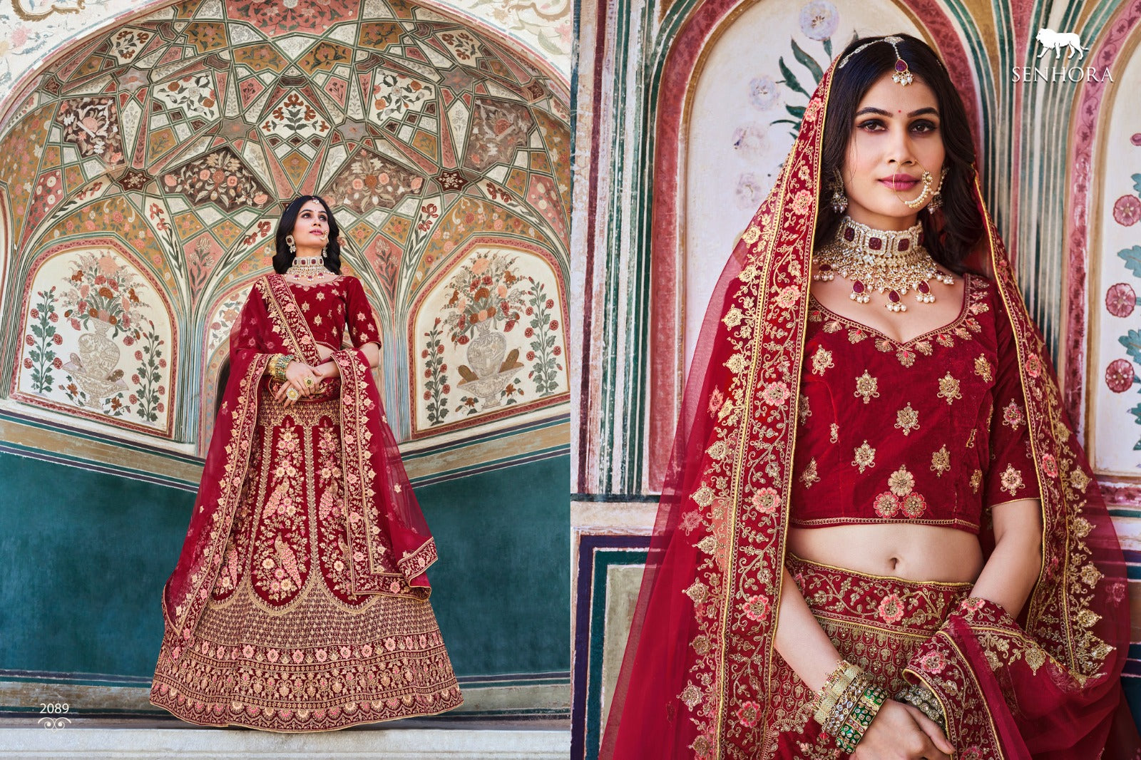 Bridal Look Senhora Velvet Lehenga Choli