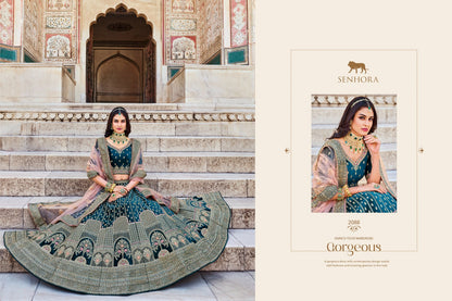 Bridal Look Senhora Velvet Lehenga Choli