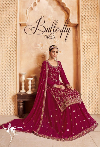 Butterfly Vol 3 Radha Trendz Georgette Lehenga Style Suits