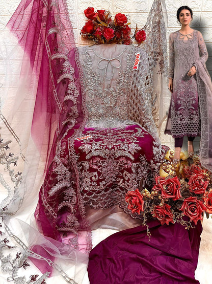 C-1349 Fepic Organza Pakistani Salwar Suits