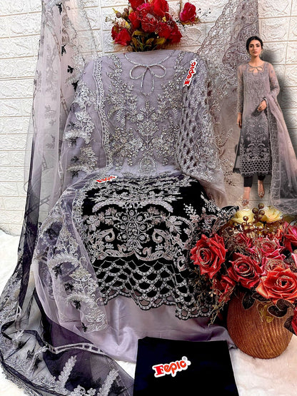 C-1349 Fepic Organza Pakistani Salwar Suits