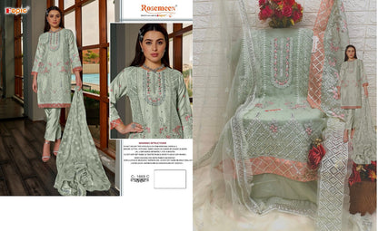 C-1669 Fepic Organza Pakistani Salwar Suits