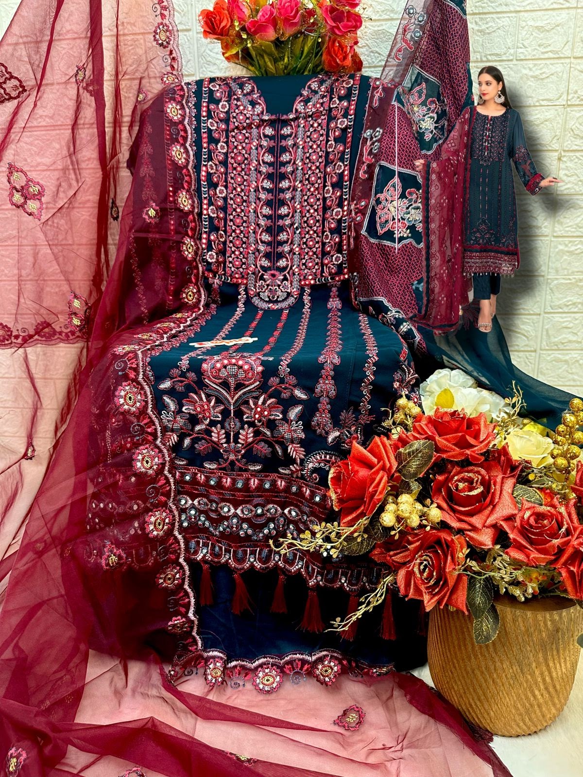 C 1318 Fepic Georgette Pakistani Salwar Suits
