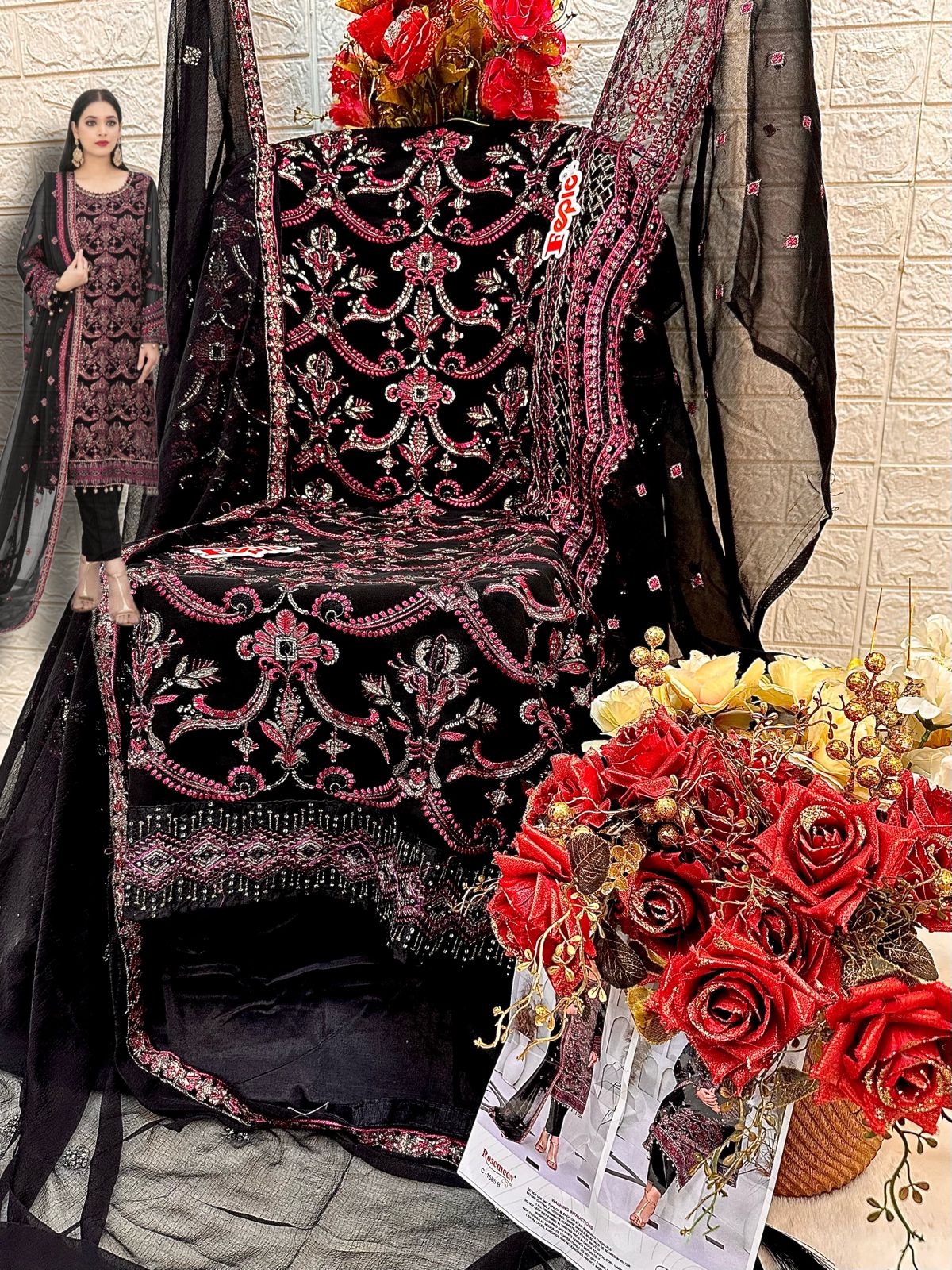 C 1585 Fepic Georgette Pakistani Salwar Suits