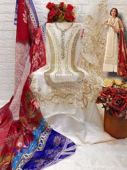 C 1610 Fepic Organza Pakistani Salwar Suits