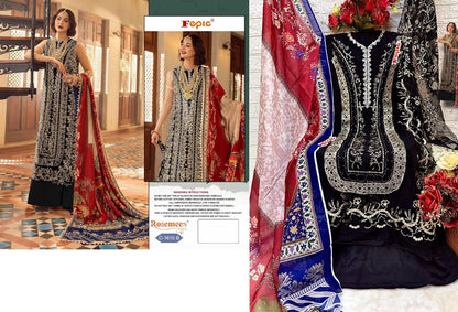 C 1610 Fepic Organza Pakistani Salwar Suits