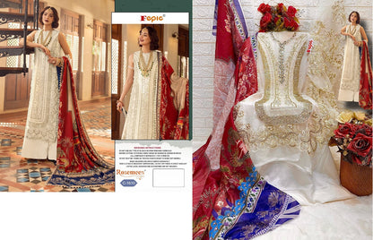 C 1610 Fepic Organza Pakistani Salwar Suits