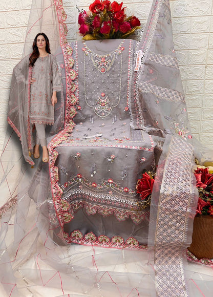 C 1662 Fepic Organza Pakistani Salwar Suits