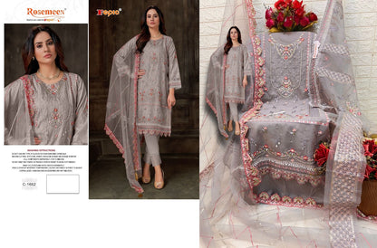 C 1662 Fepic Organza Pakistani Salwar Suits