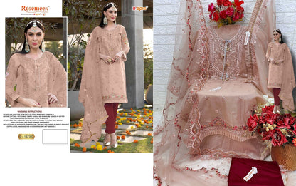 C 1673 Fepic Organza Pakistani Salwar Suits