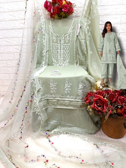 C 1676 Abc Fepic Georgette Pakistani Salwar Suits