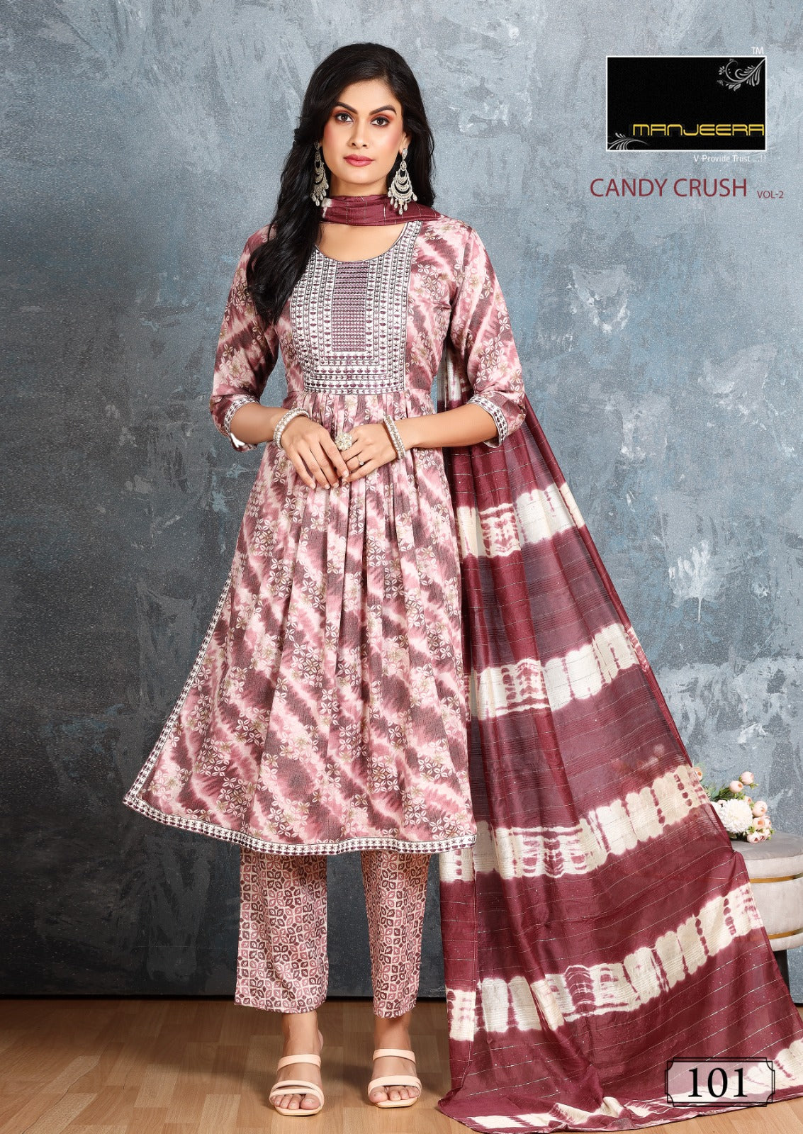 Candy Crush Vol 2 Manjeera Readymade Pant Style Suits