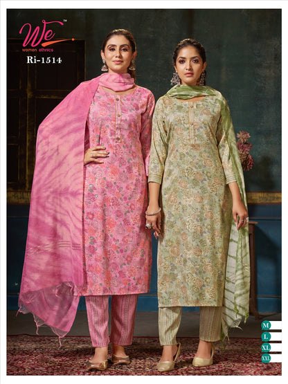 Capsule-0401 Women Ethnics Readymade Pant Style Suits