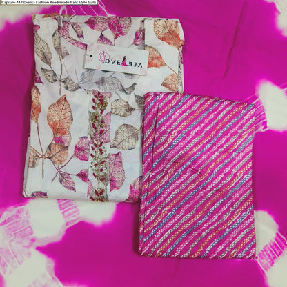 Capsule-112 Dveeja Fashion Readymade Pant Style Suits