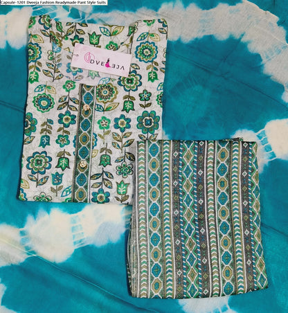 Capsule-1201 Dveeja Fashion Readymade Pant Style Suits