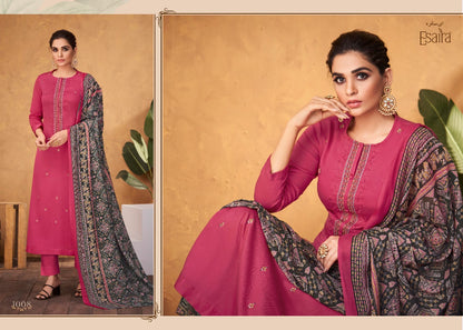 Carmel Esaira Cotton Dyed Pant Style Suits