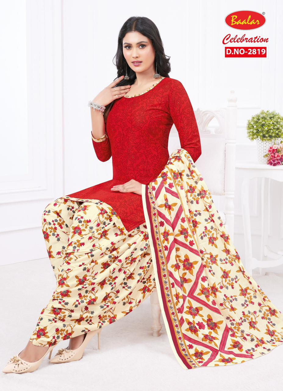 Celebration Patiyala Vol 18 Baalar Cotton Dress Material – Kavya