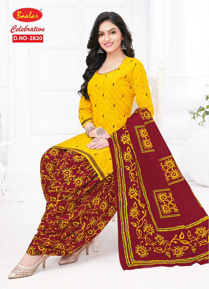 Celebration Patiyala Vol 18 Baalar Cotton Dress Material