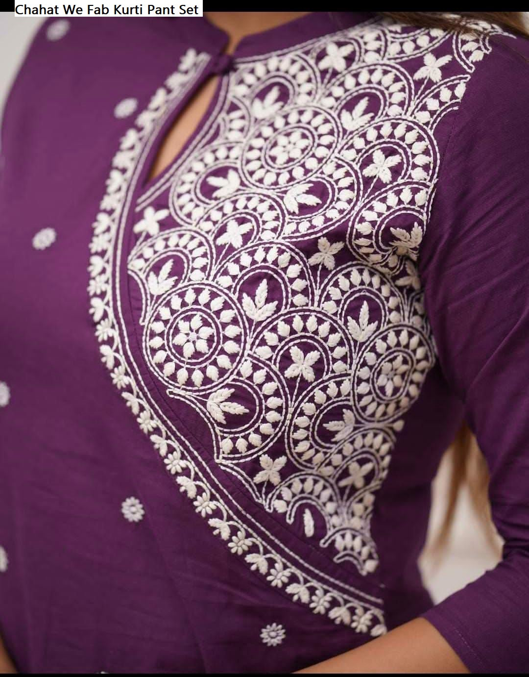 Chahat We Fab Rayon Kurti Pant Set