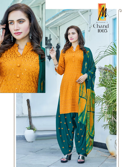 Chand Master Rayon Readymade Salwar Suits