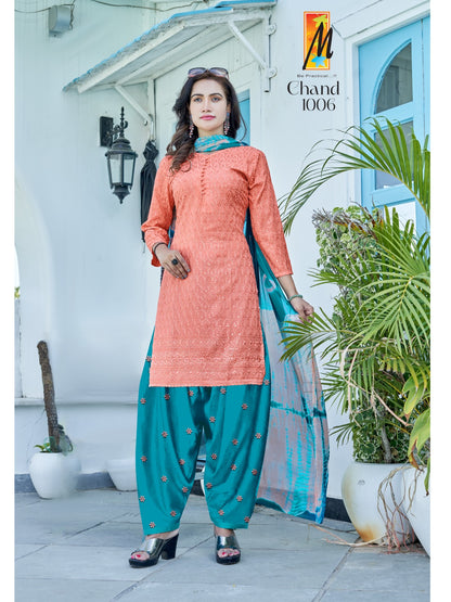 Chand Master Rayon Readymade Salwar Suits
