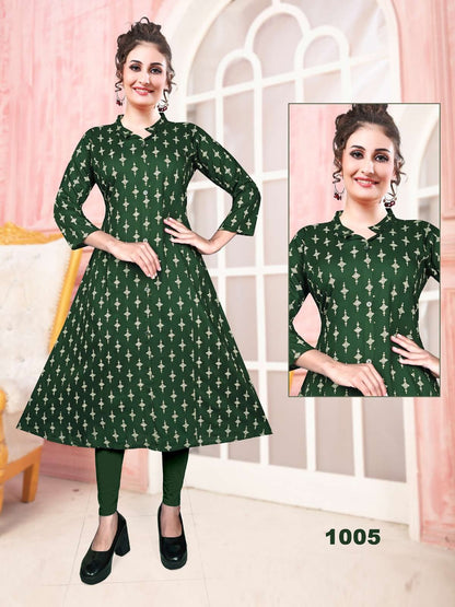 Chanda Vol 2 Kavinay Rayon Anarkali Kurtis