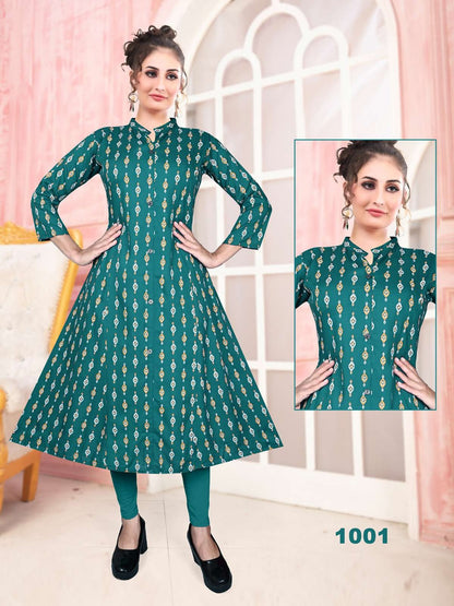 Chanda Vol 2 Kavinay Rayon Anarkali Kurtis