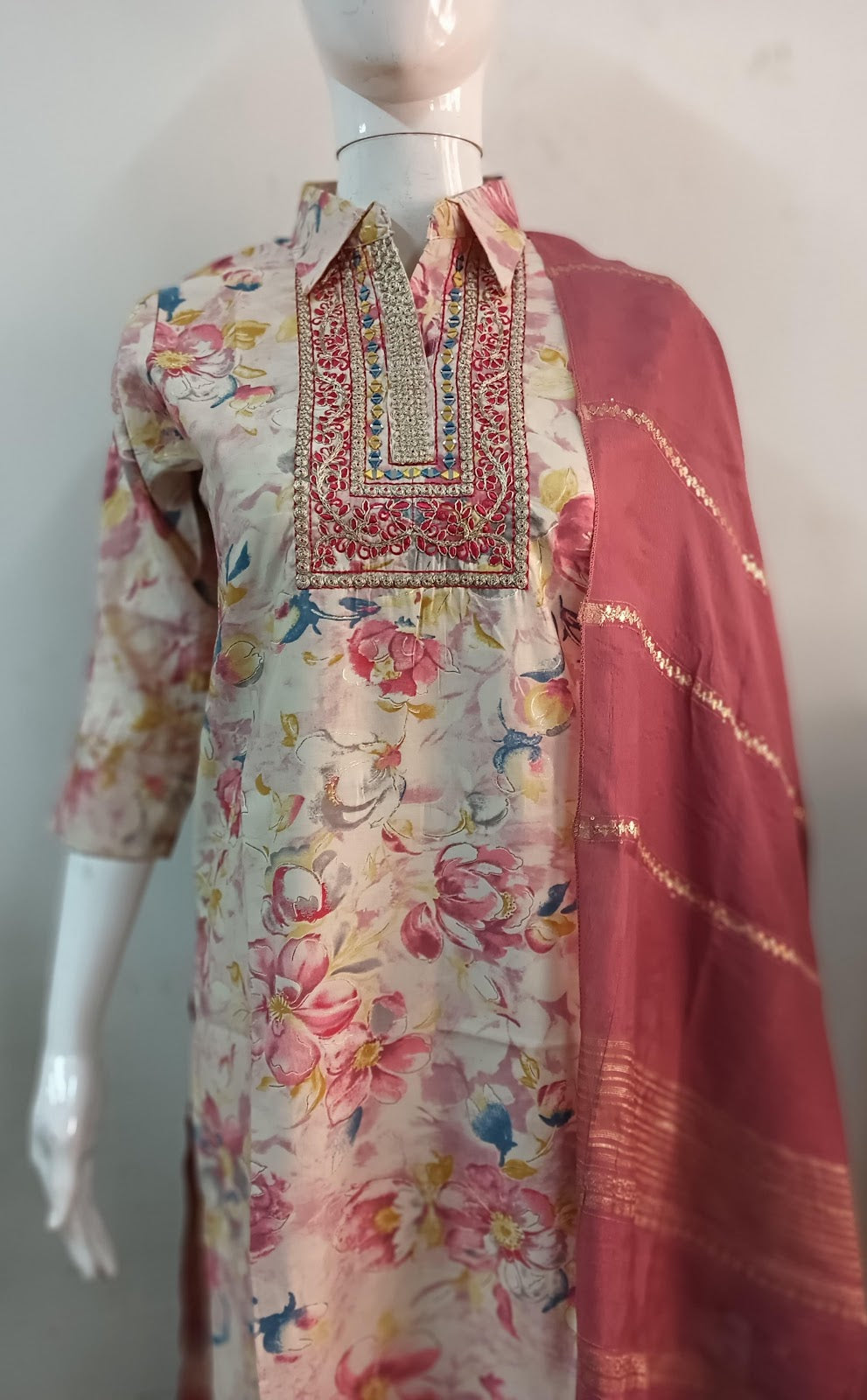 Chanderi-3101 Ladli Modal Afghani Readymade Suit
