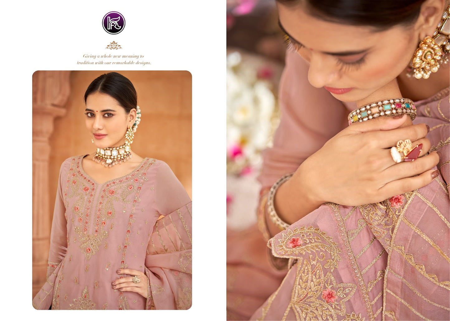 Chandni Kala Fashion Organza Pant Style Suits