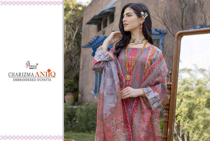 Charizma Aniq Embroidered Shree Fabs Cotton Pakistani Patch Work Suits