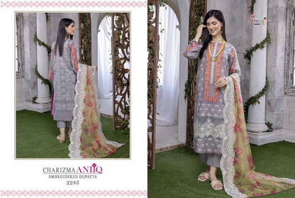 Charizma Aniq Embroidered Shree Fabs Cotton Pakistani Patch Work Suits