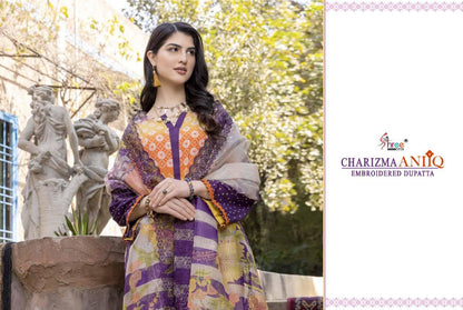 Charizma Aniq Embroidered Shree Fabs Cotton Pakistani Patch Work Suits