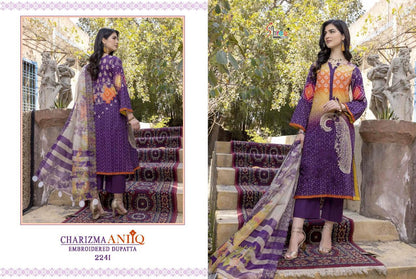 Charizma Aniq Embroidered Shree Fabs Cotton Pakistani Patch Work Suits