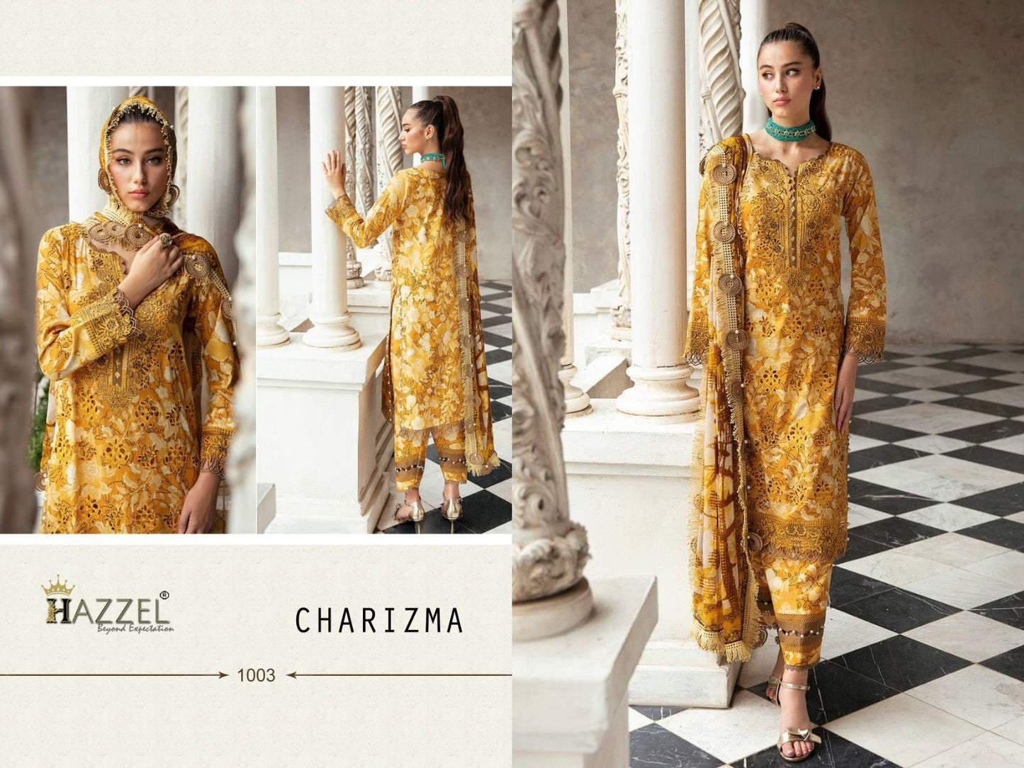 Charizma Hazzel Lawn Cotton Pakistani Patch Work Suits