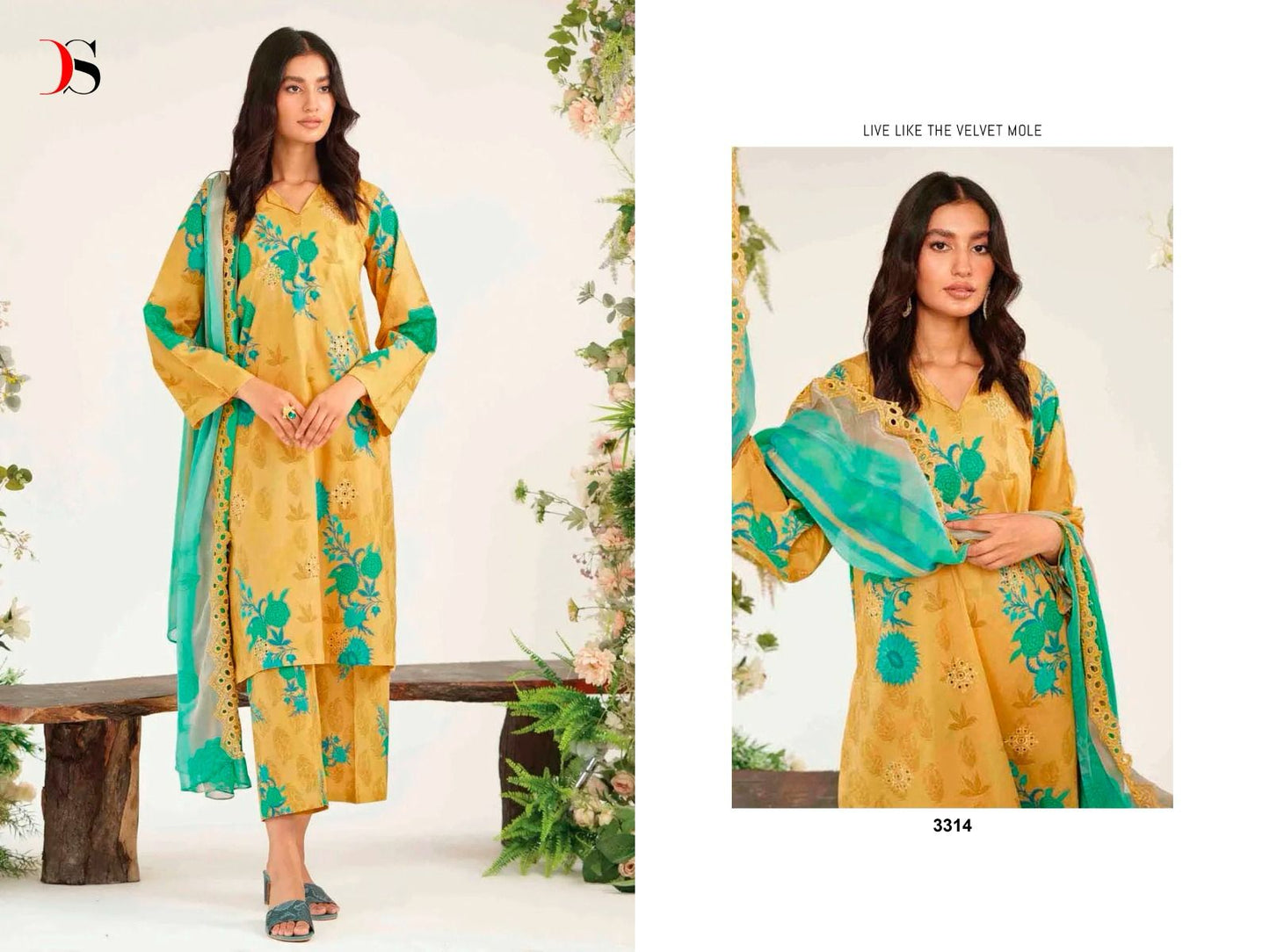 Charizma Rang E Bahar Deepsy Cotton Pakistani Salwar Suits