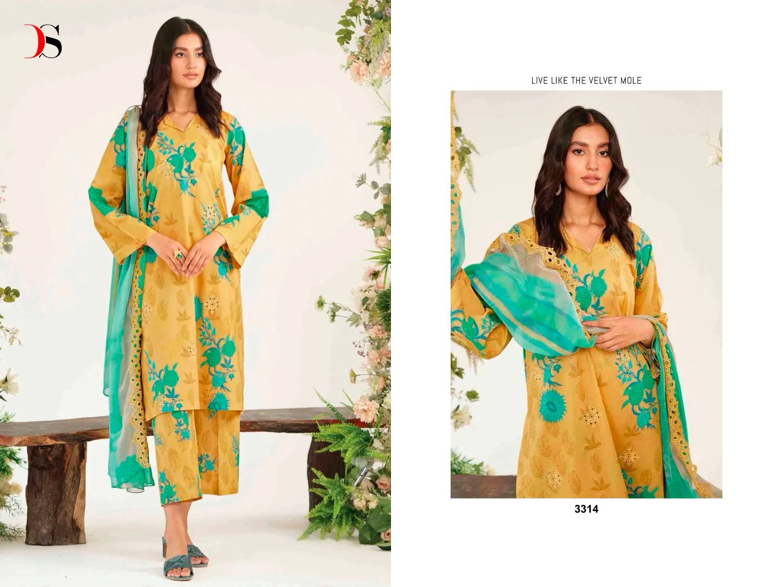 Charizma Rang E Bahar Deepsy Cotton Pakistani Salwar Suits