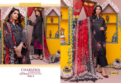Charizma Signature Chunri Vol 3 Shree Fabs Lawn Cotton Pakistani Salwar Suits