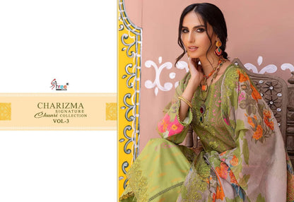 Charizma Signature Chunri Vol 3 Shree Fabs Lawn Cotton Pakistani Salwar Suits