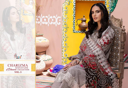 Charizma Signature Chunri Vol 3 Shree Fabs Lawn Cotton Pakistani Salwar Suits