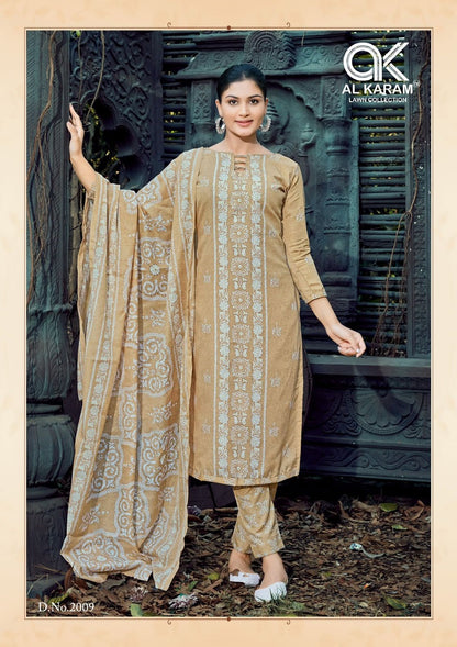 Charizma Vol 2 Al Karam Cotton Karachi Salwar Suits
