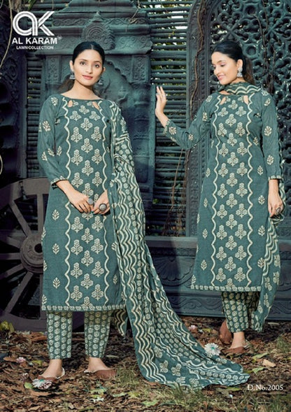 Charizma Vol 2 Al Karam Cotton Karachi Salwar Suits