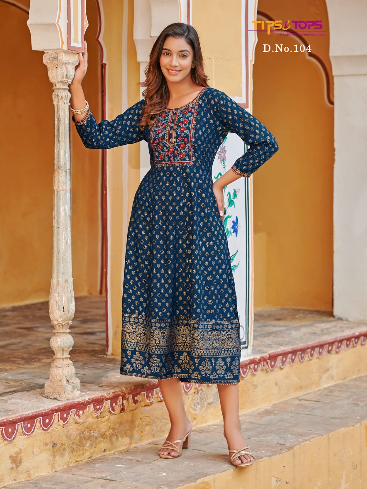 Charmie Tips Tops Rayon Anarkali Kurtis