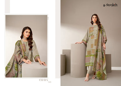 Chaya S Nirukth Pashmina Suits