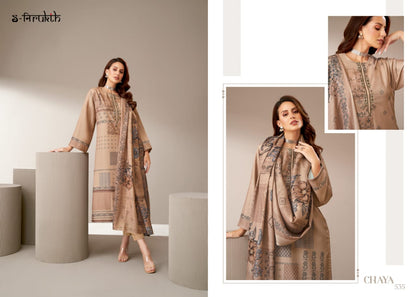 Chaya S Nirukth Pashmina Suits