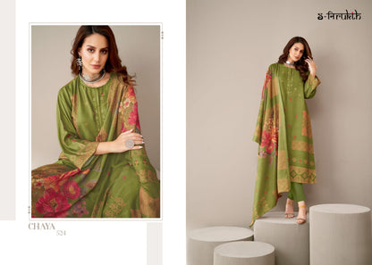 Chaya S Nirukth Pashmina Suits