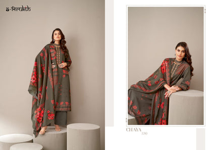 Chaya S Nirukth Pashmina Suits